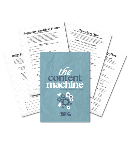 The Daily Grind Planner