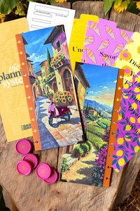 Daily Grind Travel Planner | Tuscan Sun with Tab Dividers