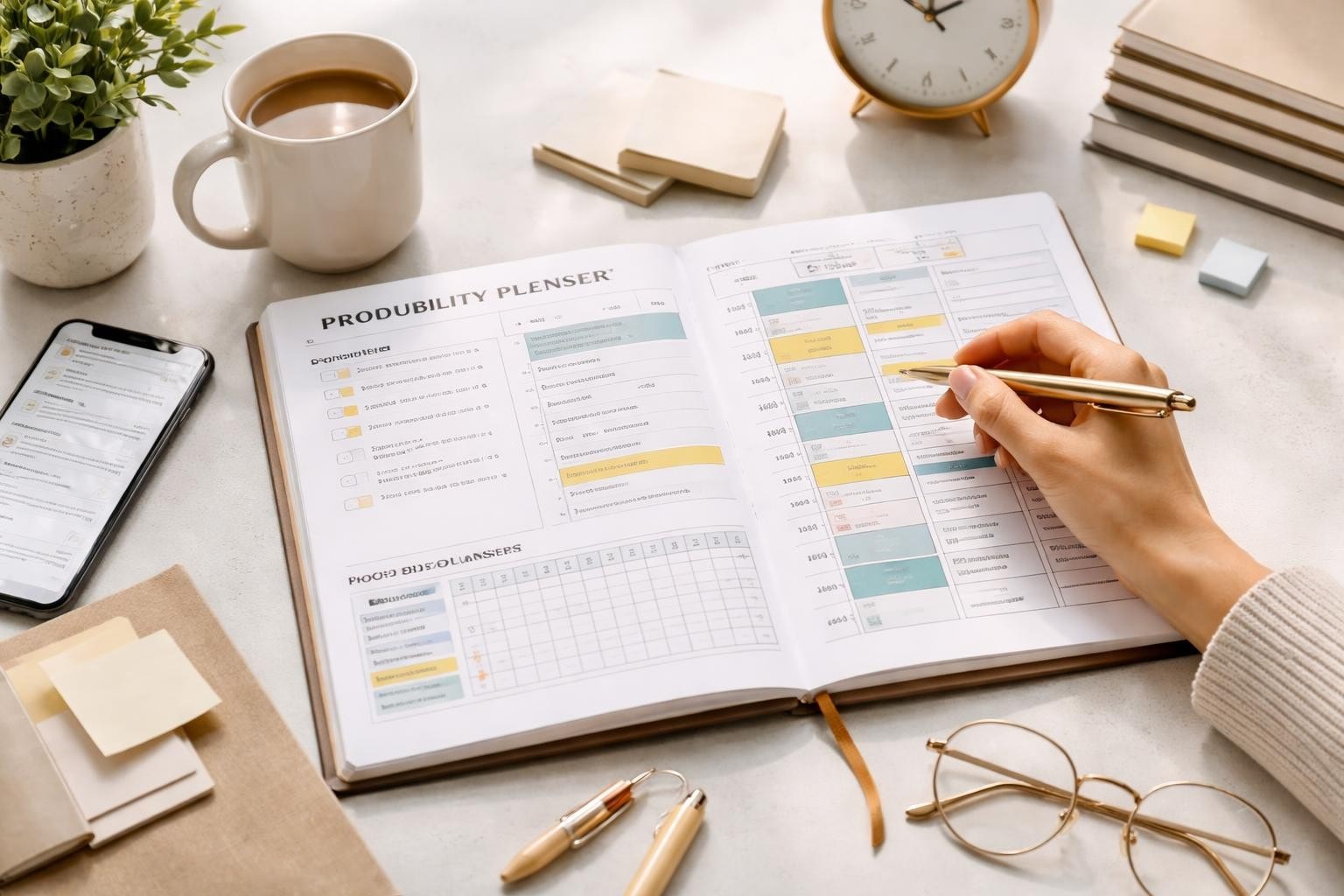 Productivity Planner: Your Ultimate Guide to Getting More Done