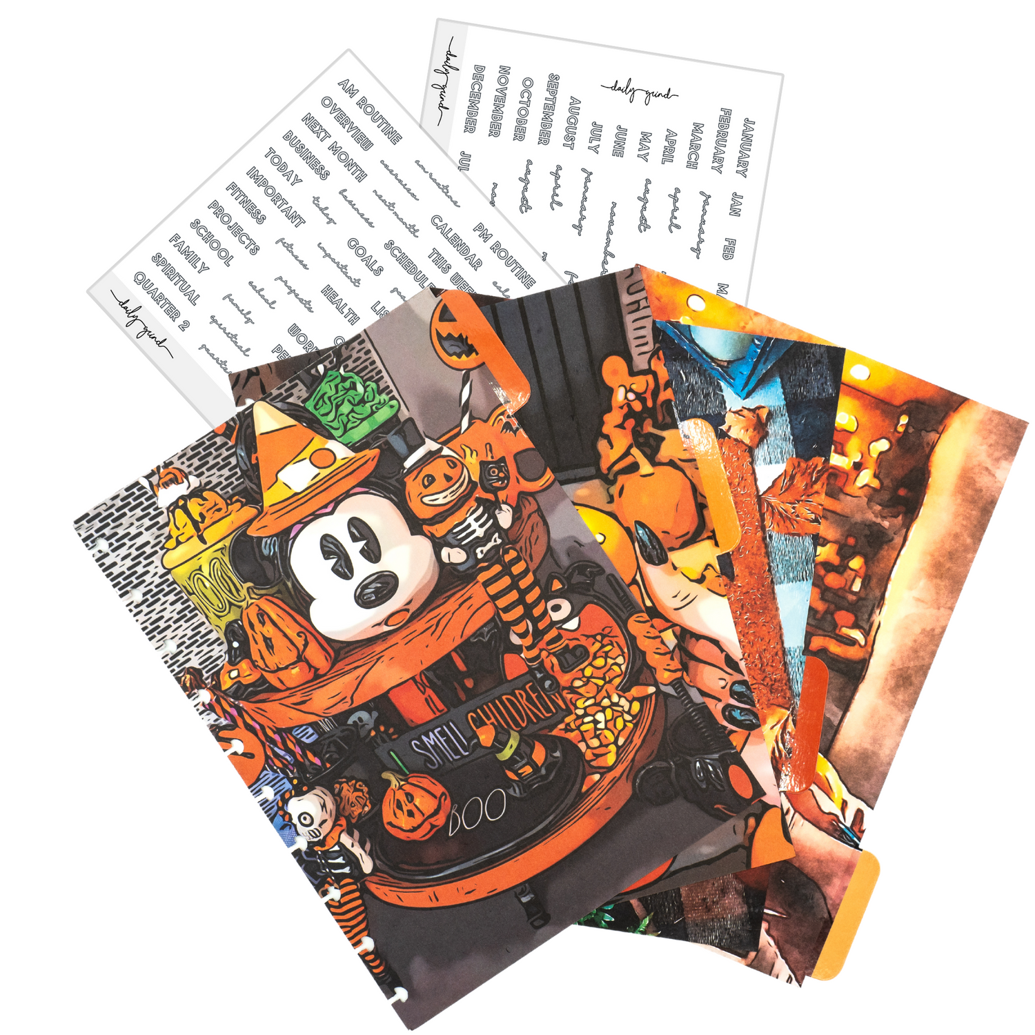 Tab Dividers with Stickers | Fall Collection