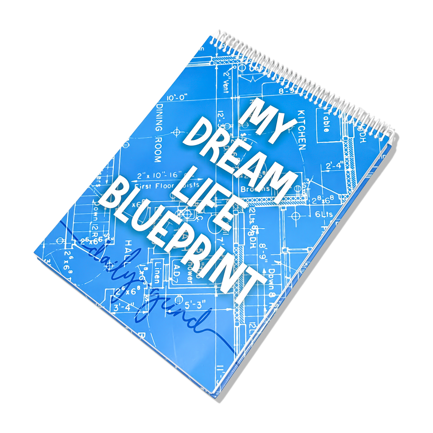Front cover of &quot;My Dream Life Blueprint Workbook&quot;