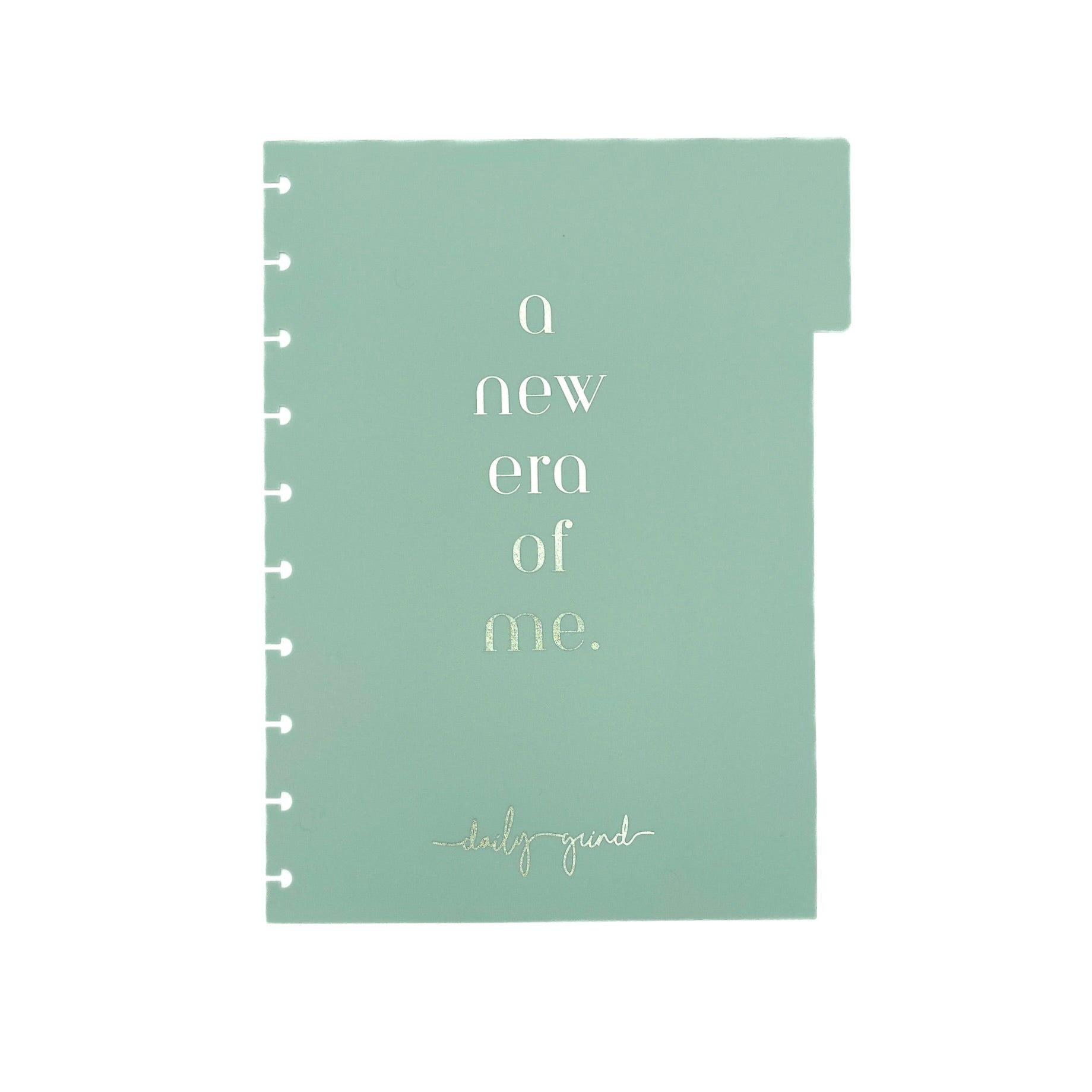 "A new era of me" green planner divider