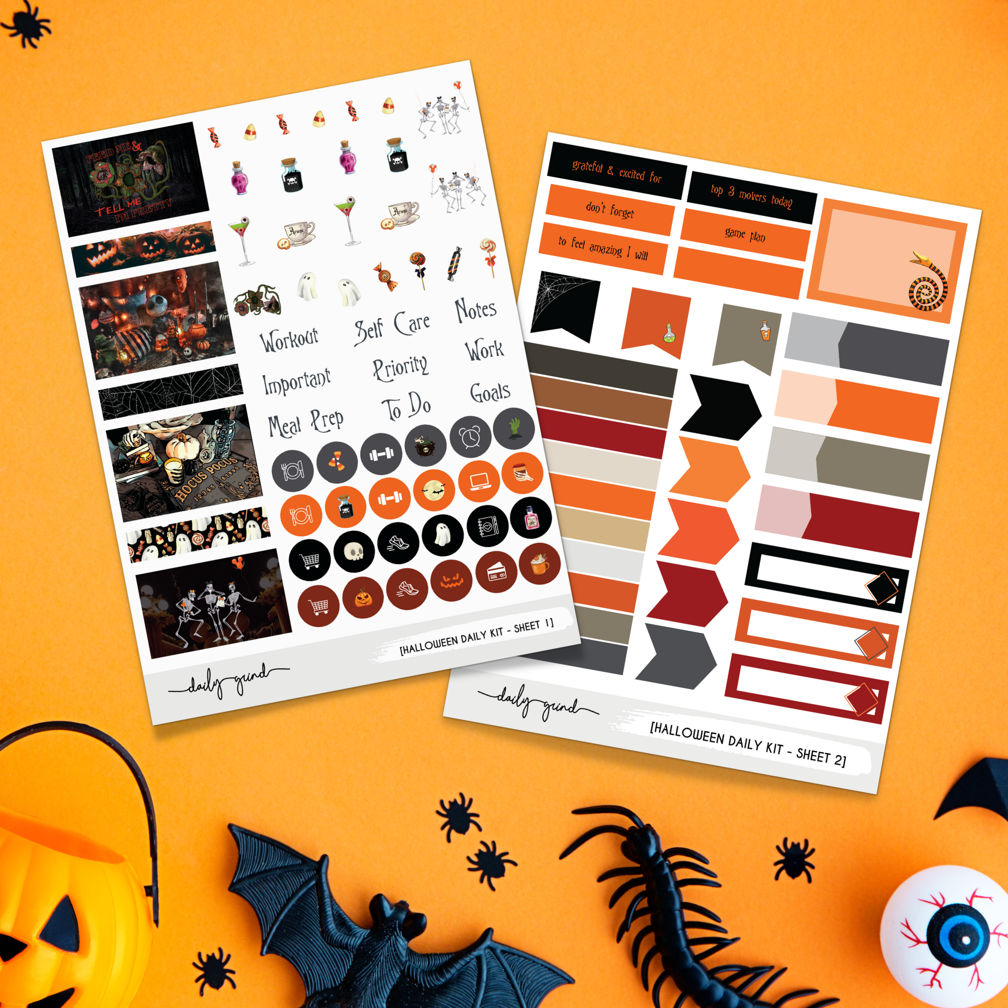Daily Sticker Kit - Halloween