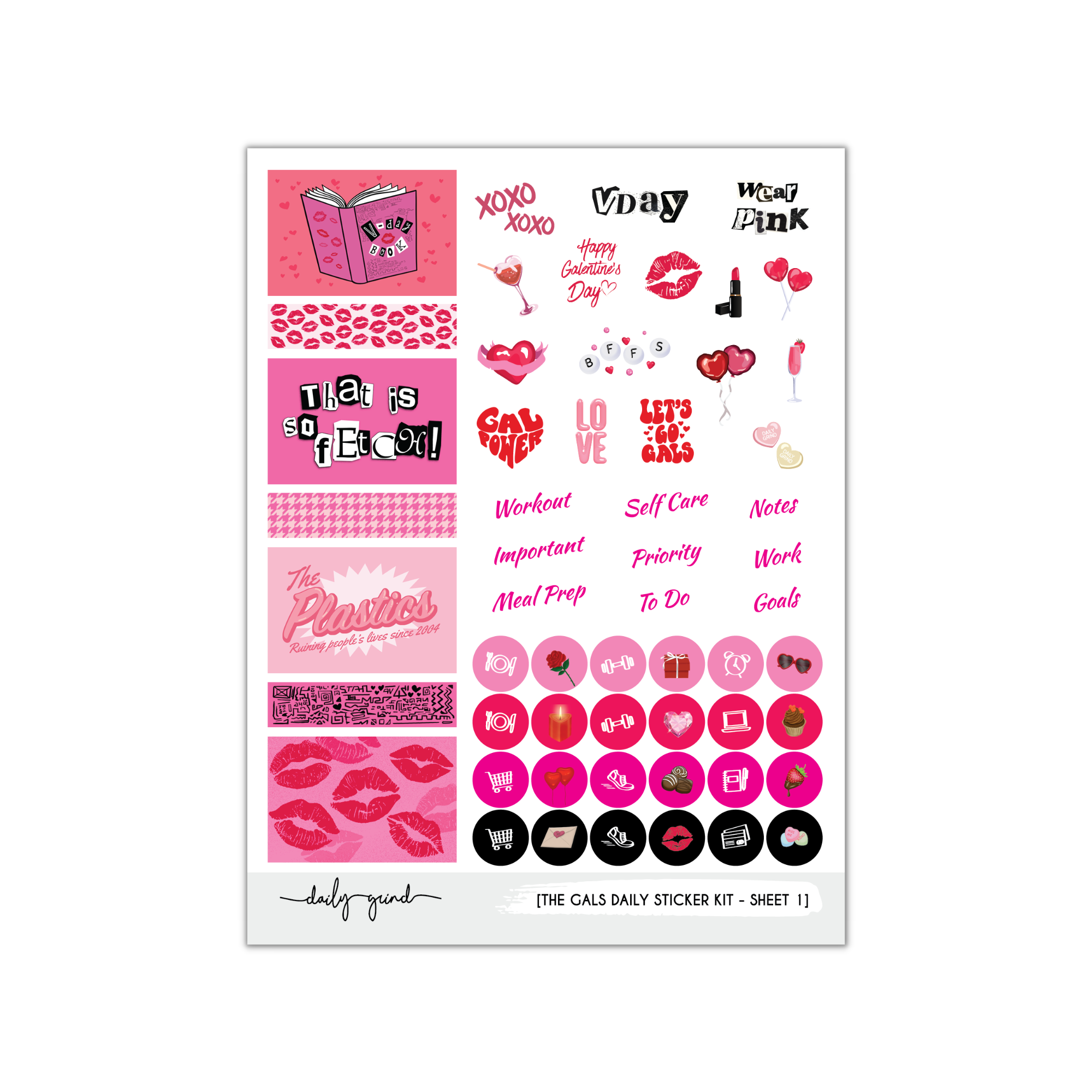 Daily Sticker Kit - The Gals