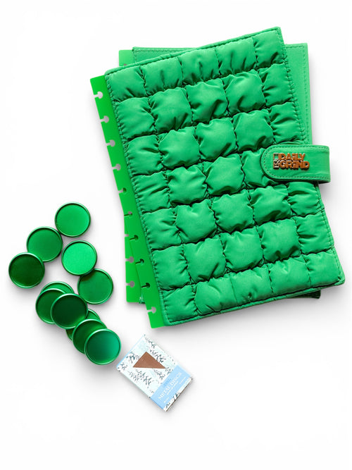 Alpine Green | Après-Ski Luxe Planner Cover