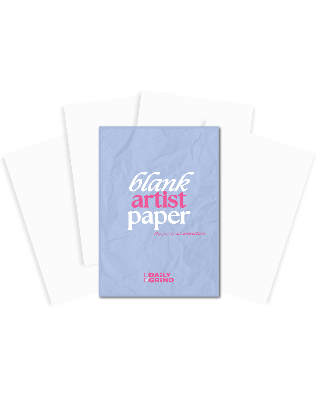 Blank Artist Paper Insert