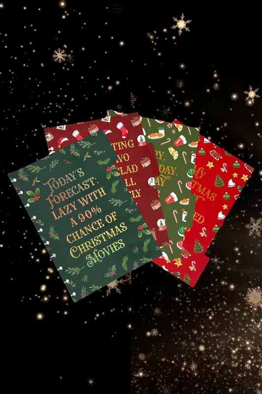 Merry Moods Tab Dividers | Christmas Movie Marathon