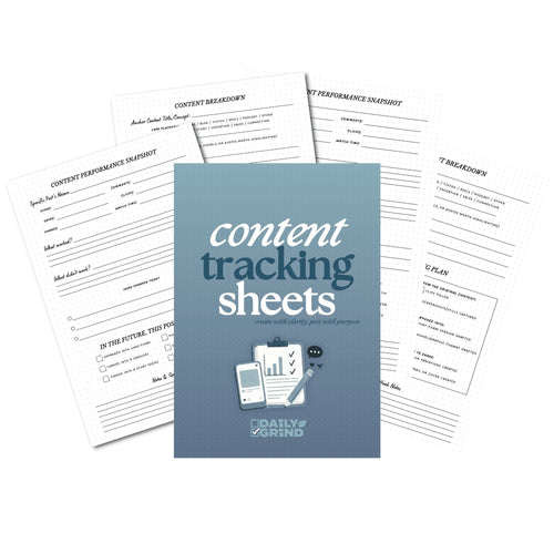 Content Machine Tracker Insert