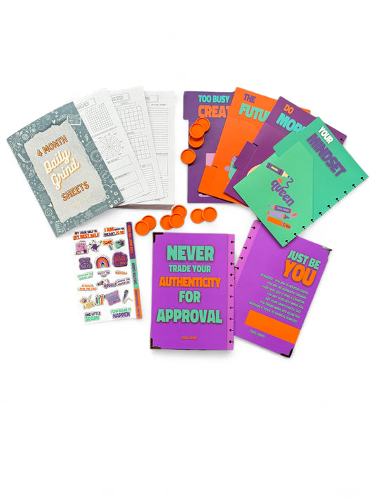 Creative Queen Planner Kit | System Insert + Cover + Discs + Tab Dividers