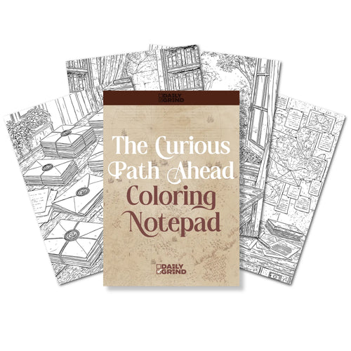 Coloring Notepad | The Curious Path Ahead