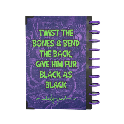 Clip-in Daily Grind Planner Cover | Witches Brew