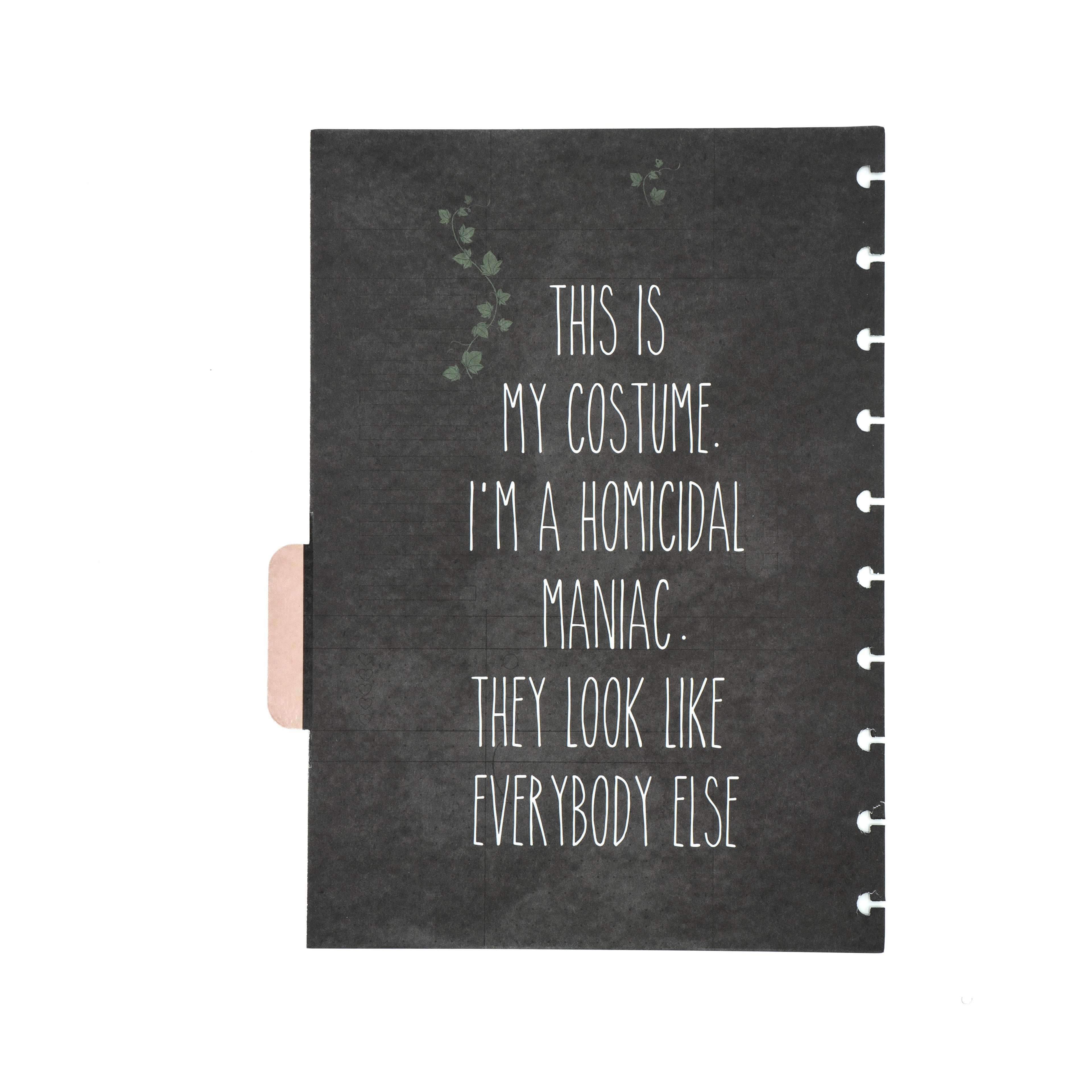 Tab Dividers with Stickers | Spooky Collection