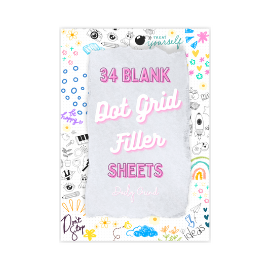 Blank Dot Grid - Insert