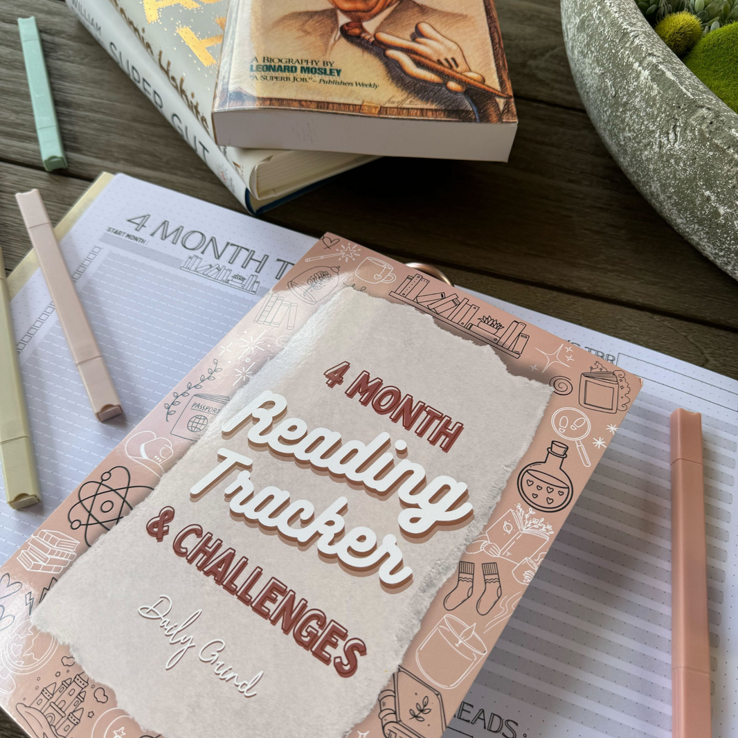 4 Month Reading Tracker Insert: Boost Your Reading Goals Today!
