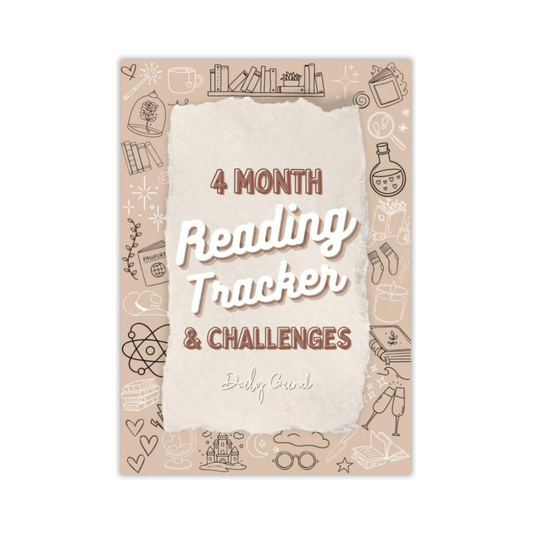 4 Month Reading Tracker - Insert