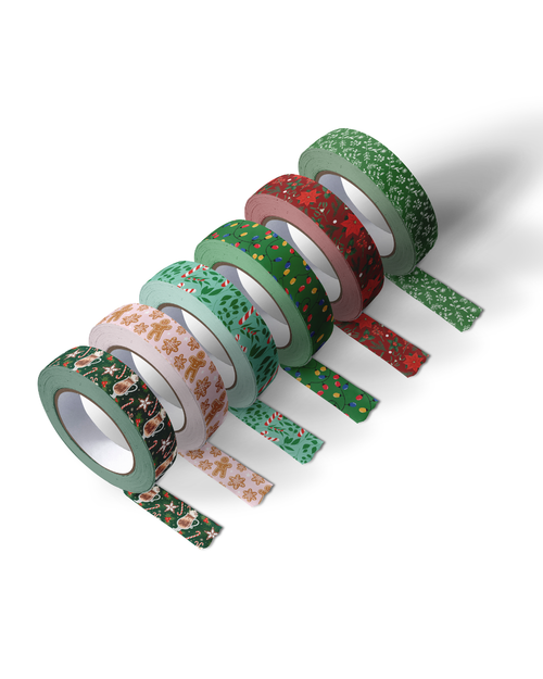Holiday Decorative Washi Tape | Set of 6