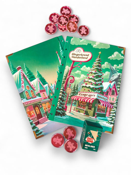 Gingerbread Wonderland Planner Kit | System Insert + Cover + Discs + Tab Dividers