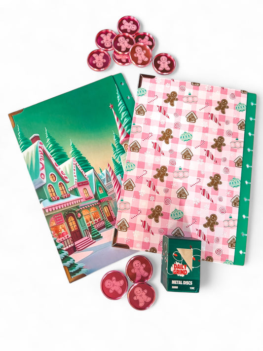 Clip-in Planner Cover | Gingerbread Wonderland