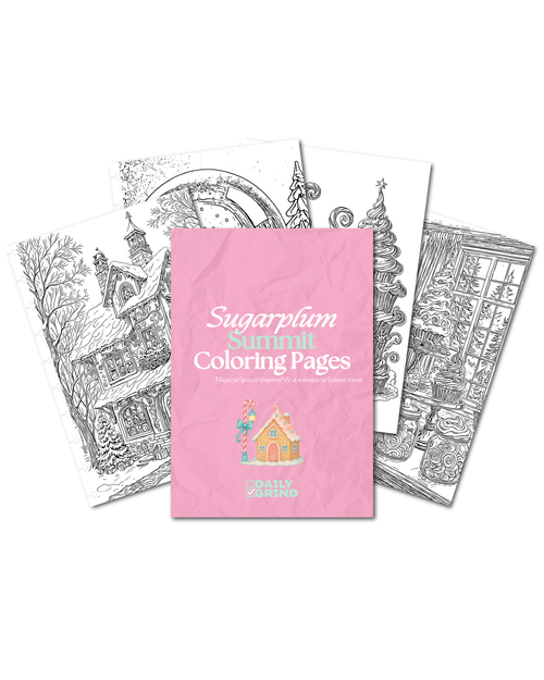 Sugarplum Summit Lair Coloring Insert