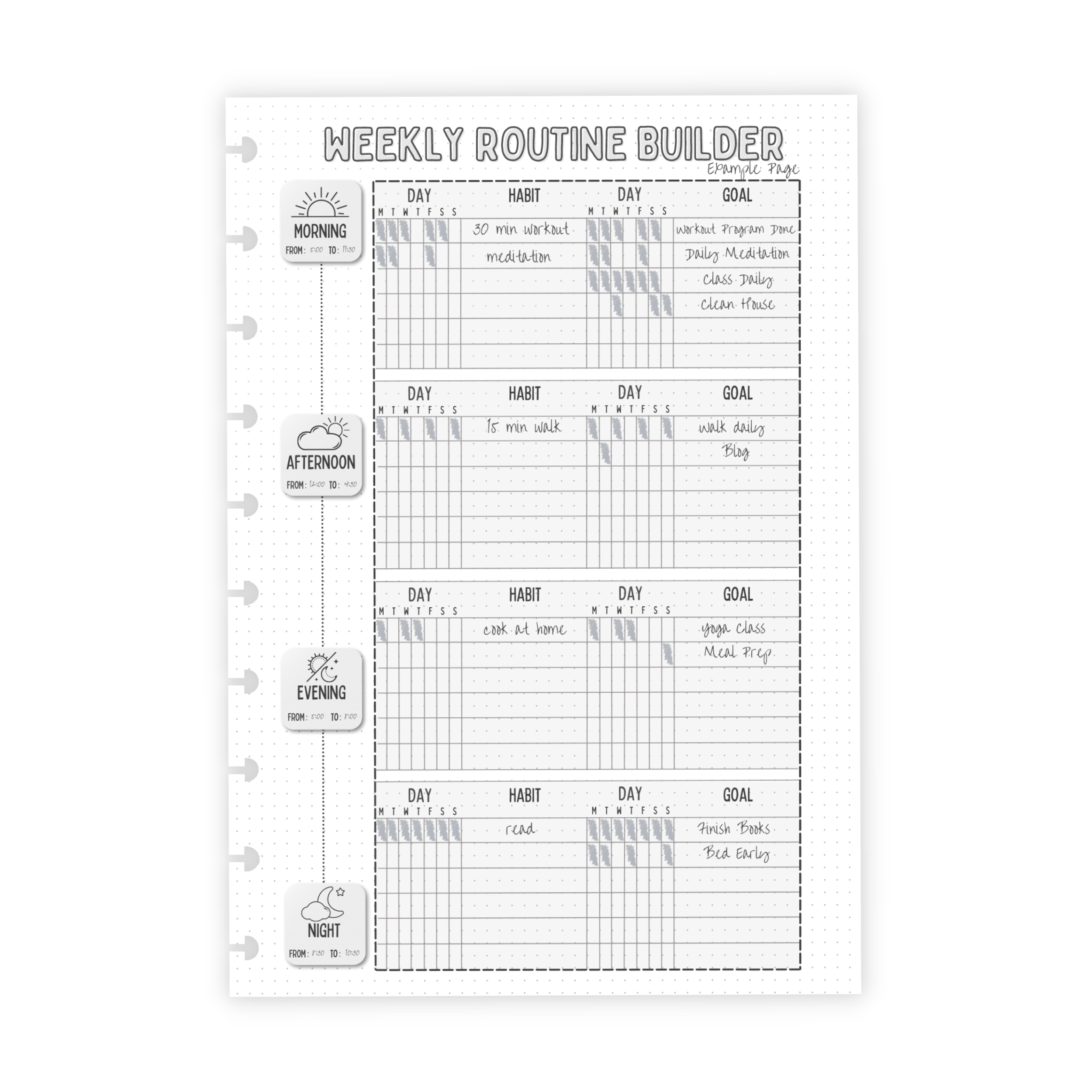 The Daily Grind Planner