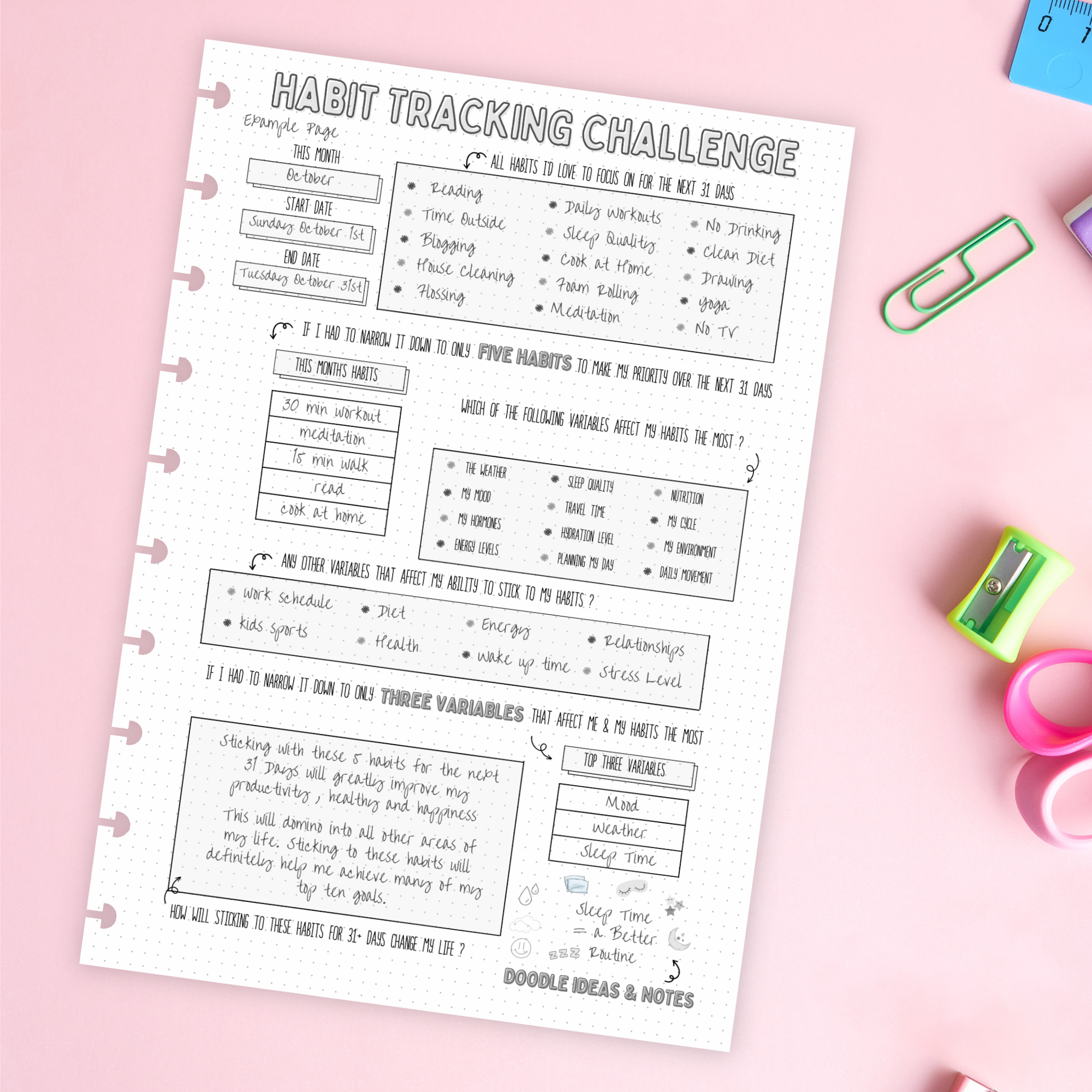 The Daily Grind Planner