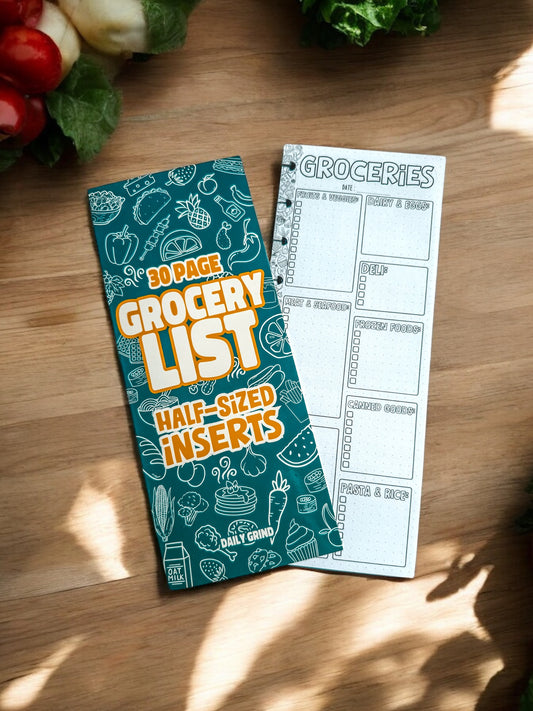 Grocery List | Half-Sized Insert