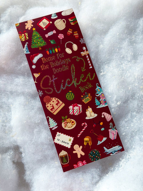 Decorative Sticker Book | Home for the Holidays