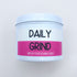 "Daily Grind" candle in white tin