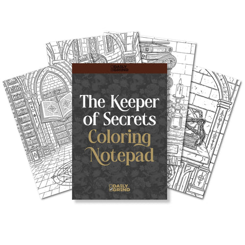 Coloring Notepad | The Keeper of Secrets