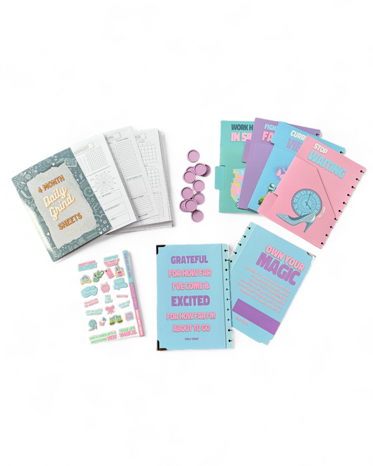 Magical Motivator Planner Kit | System Insert + Cover + Discs + Tab Dividers