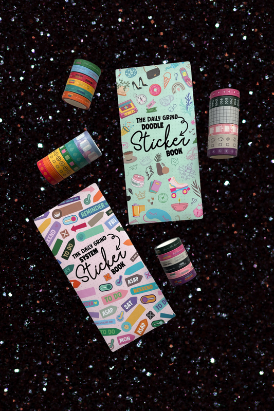 MOODS Accessories BUNDLE | Sticker Books & Washi Tape