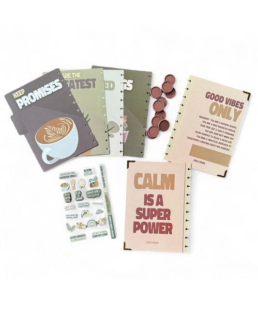 Moods Monochromatic Bundle | Natural Beauty Cover + Discs + Tab Dividers