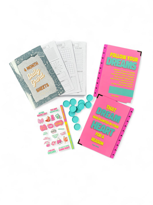 Daily Grind System + Big Dreamer Clip-in Planner Cover | BUNDLE