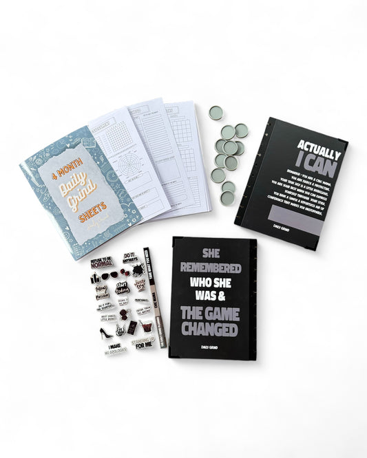 Daily Grind System + Chic Mama Clip-in Planner Cover | BUNDLE