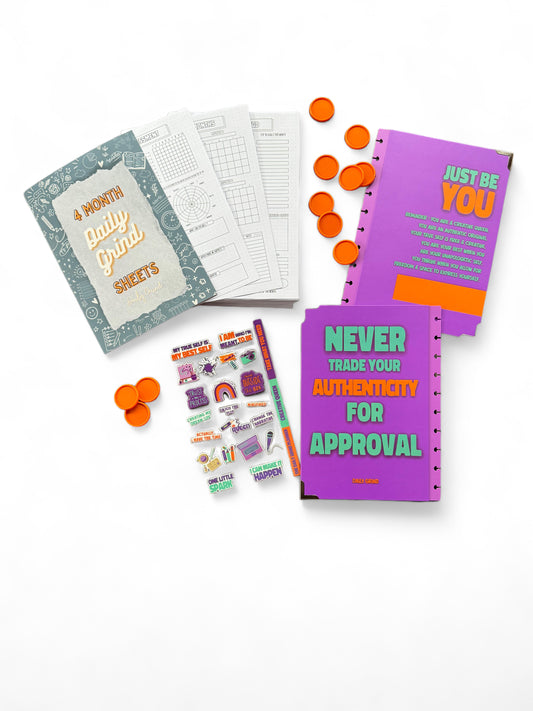 Daily Grind System + Creative Queen Clip-in Planner Cover | BUNDLE