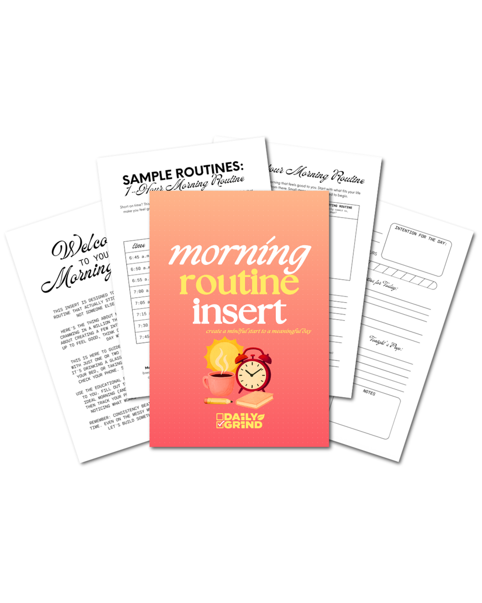 The Daily Grind Planner: Customize Your Daily Planner