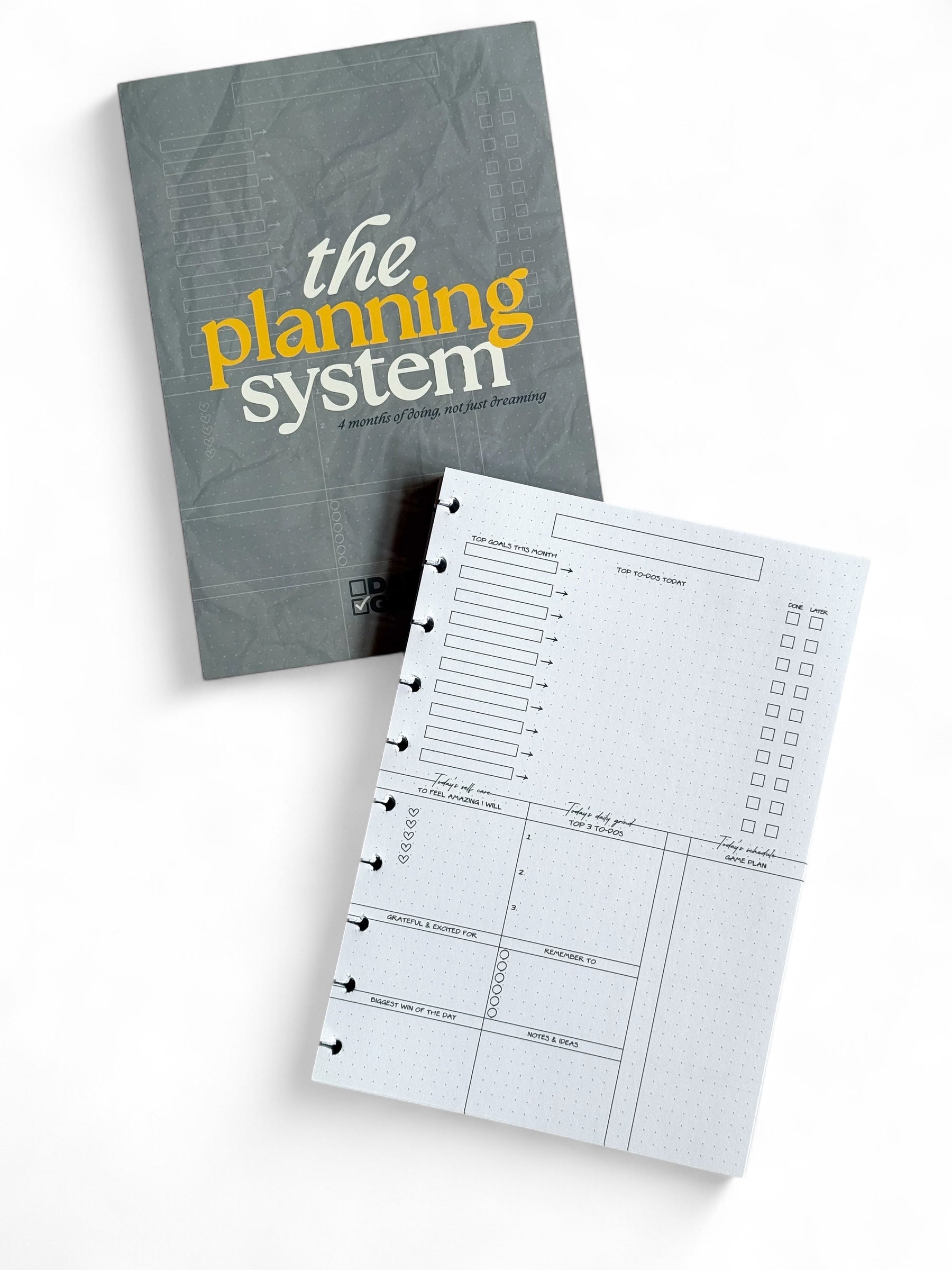Daily Grind Planning System Insert