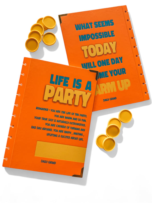 Clip-in Daily Grind Planner Cover | Life of the Party