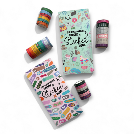 MOODS Accessories BUNDLE | Sticker Books & Washi Tape