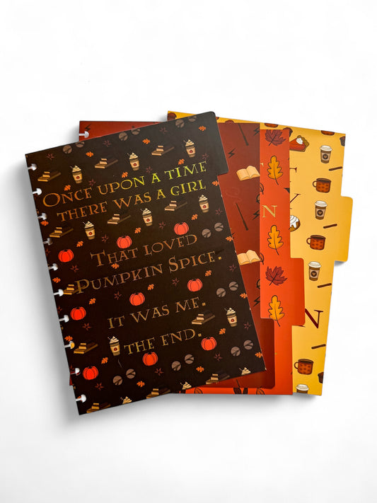 Spooky Moods Tab Dividers | Pumpkin Spice