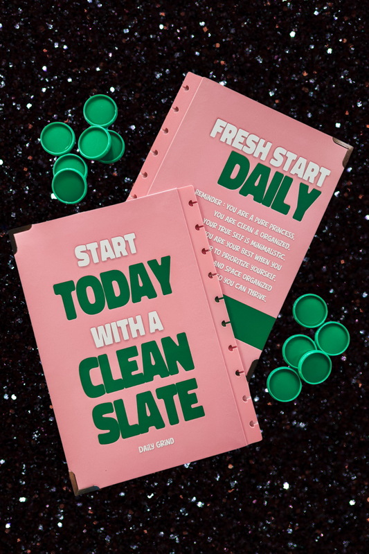 Clip-in Daily Grind Planner Cover | Pure Princess