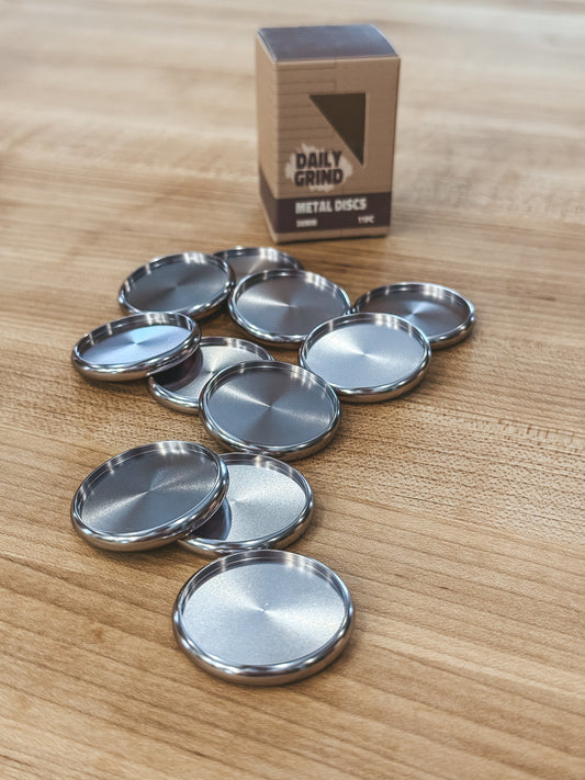 Silver Metal Discs | A La Carte