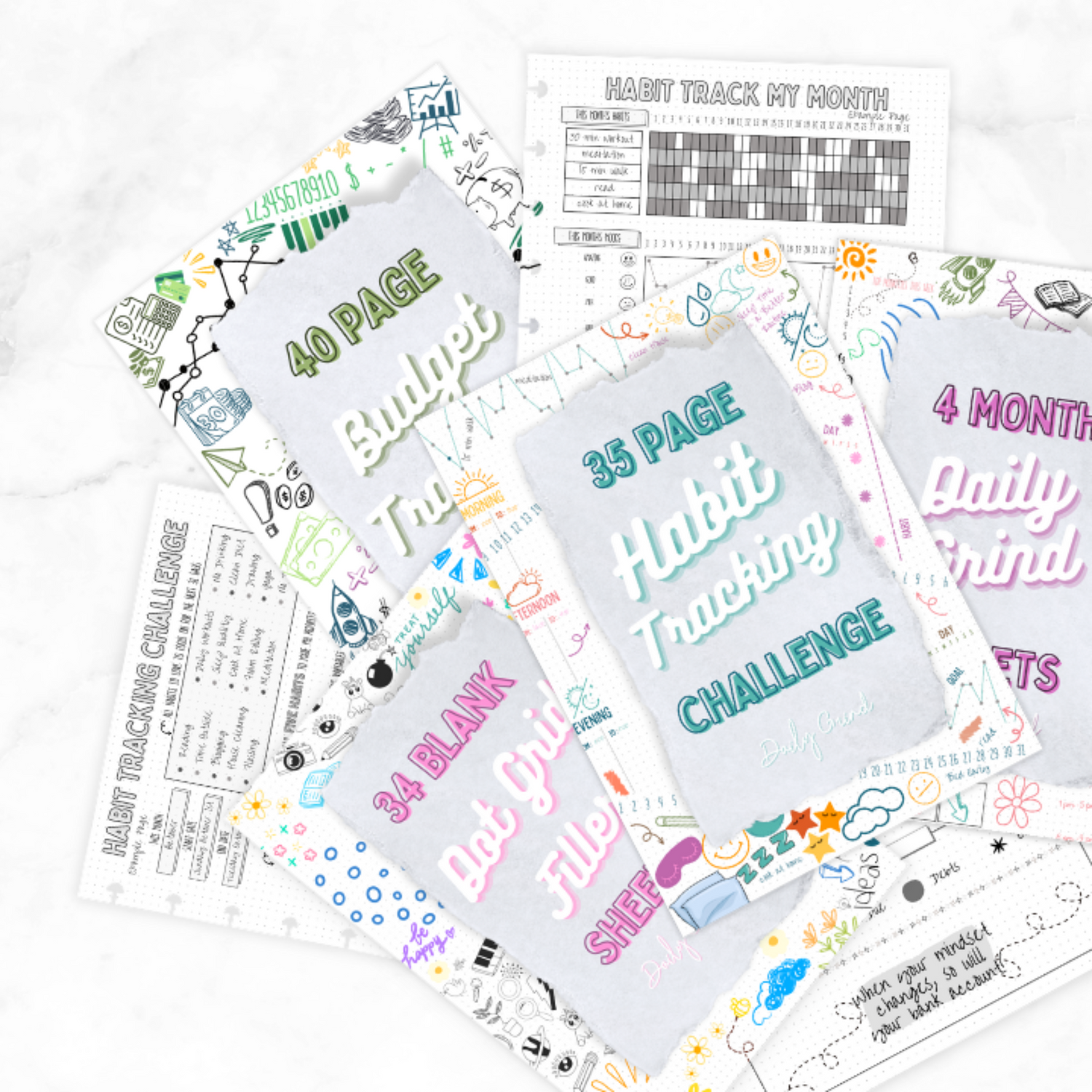 Decorative Planner Stickers - Disney & Fitness – The Daily Grind Planner
