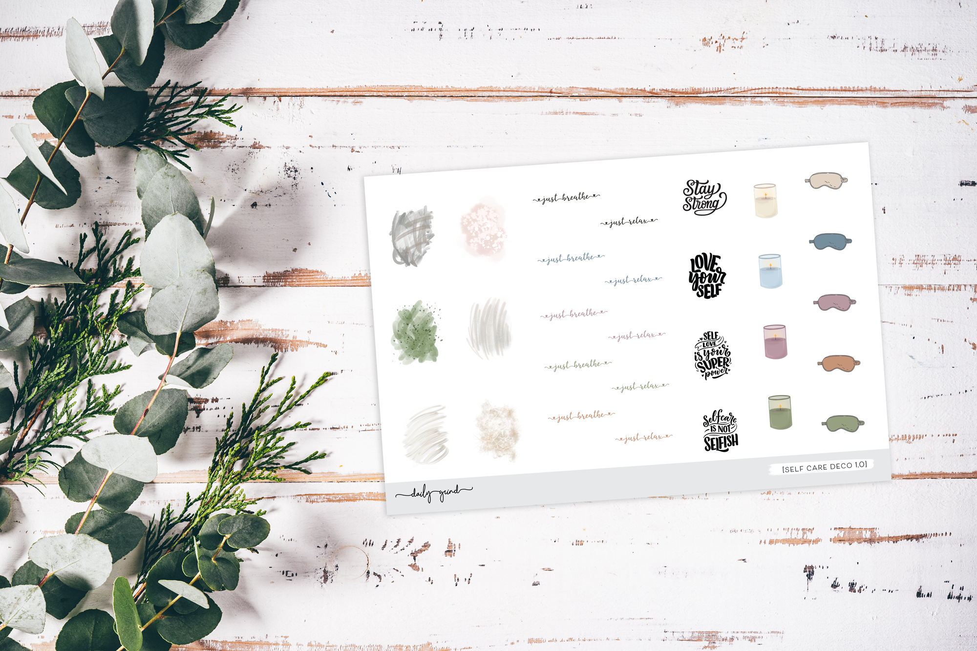 Sticker Sheet Set forget Me Not Aesthetic Stickers, Bullet Journal Stickers,  Planner Stickers, Scrapbook Stickers, Flowers, Plants 